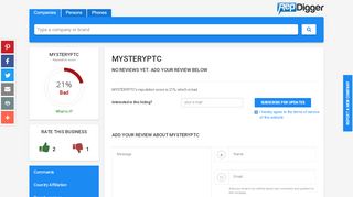 
                            9. Mysteryptc Reviews And Reputation Check - RepDigger