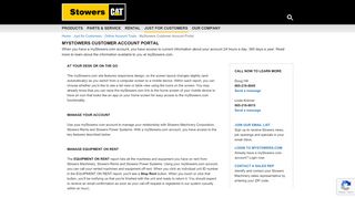 
                            4. MyStowers Customer Account Portal - Stowers Machinery Corporation