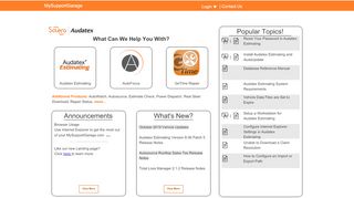 
                            8. MySupportGarage.com - HOME - Audatex Portal