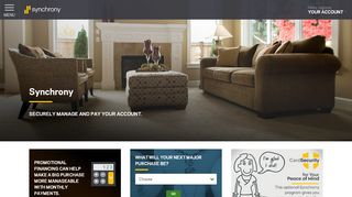 
                            4. MySynchrony Consumer Financing | Synchrony