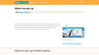 
                            6. MyTax Iras (Mytax.iras.gov.sg) - myTax Portal