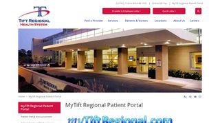 
                            8. MyTift Regional Patient Portal | Tift Regional Medical Center