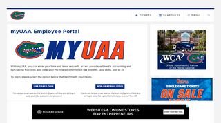 
                            4. myUAA Employee Portal - Florida Gators