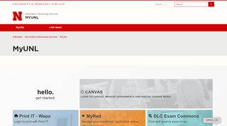 
                            2. MyUNL | Information Technology Services | Nebraska