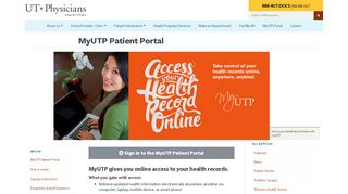 
                            6. MyUTP Patient Portal | UT Physicians