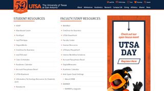 
                            2. myUTSA | UTSA | University of Texas at San Antonio