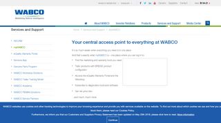 
                            2. myWABCO Customer Portal | Aftermarket Services | WABCO