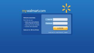 
                            4. myWalmart.com - Associate Login - Walmartone