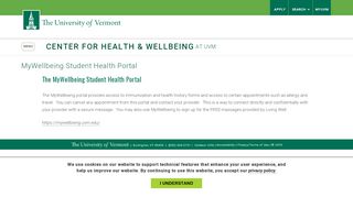 
                            3. MyWellbeing Student Health Portal | Center for Health & Wellbeing at ...