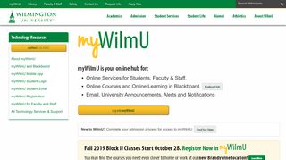 
                            2. myWilmU | Wilmington University