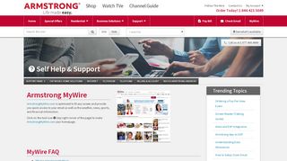 
                            3. MyWire FAQ - Armstrong