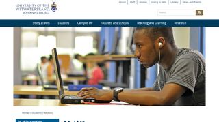 
                            9. MyWits - Wits University