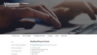 
                            2. MyWorkPlace Portal | IT Service (NUIT) | Newcastle University