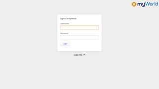 
                            2. myWorld Login