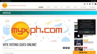 
                            2. MYX Voting Goes Online! - MYX | YOUR CHOICE. YOUR ...