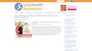 
                            4. MyYogaOnline.com is offering a 1-MONTH-FREE-SPECIAL ...