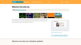 
                            4. Myzone Miu (Myzone.miu.edu.my) - Manipal Education Portal - updates