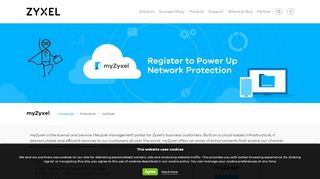 
                            1. myZyxel Zyxel's new online service platform