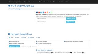 
                            5. N24 ultipro login ats