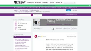 
                            4. N300 router (can't login router) - NETGEAR Communities