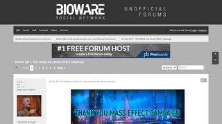 
                            8. N7 Day 2017 - The Thank You Mass Effect Campaign | BioWare ...