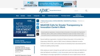 
                            6. NAACOS Calls for Greater Transparency in Innovation Center's Work