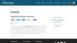 
                            3. NAACOS Fall 2019 Conference... - Surescripts