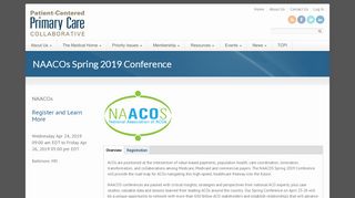 
                            8. NAACOs Spring 2019 Conference | Patient-Centered Primary Care ...