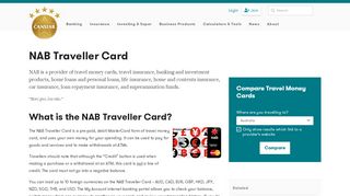 
                            5. NAB Traveller Card - Compare Travel Money Cards ... - Canstar