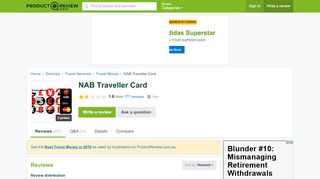 
                            6. NAB Traveller Card Reviews - ProductReview.com.au