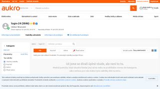
                            2. Nabídky prodejce login-24 - Aukro