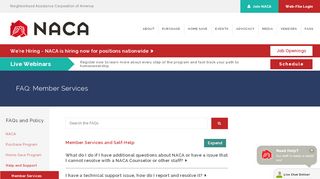 
                            3. NACA | Member Services