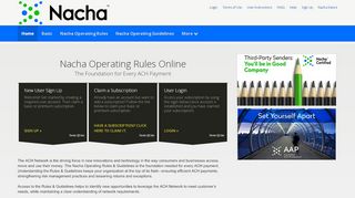 
                            9. Nacha Operating Rules Online