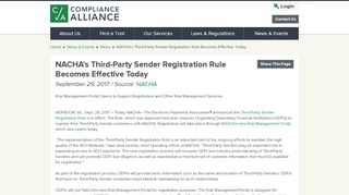 
                            7. NACHA's Third-Party Sender Registration Rule Becomes Effective ...