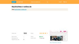 
                            8. Nachrichten.t-online.de: Politik aktuell: Nachrichten aus ...