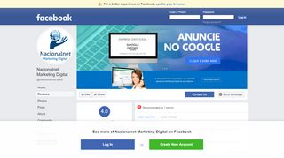 
                            5. Nacionalnet Marketing Digital - Reviews | Facebook
