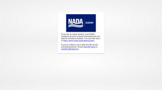 
                            2. NADA Academy: Sign In