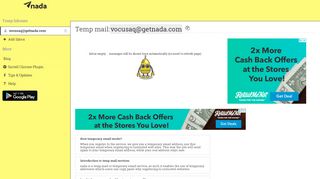 
                            6. nada - temporary email - Nada - temp mail - fast and free