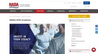 
                            2. NADA/ATD Academy - National Automobile Dealers Association