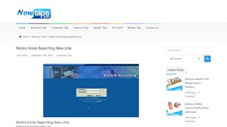 
                            7. Nadra Kiosk Reporting New Link - Nowtips
