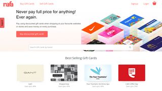 
                            6. Nafa: Buy and Sell Gift Cards Online at discount