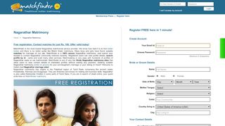 
                            11. Nagarathar Matrimony - 100 Rs Only to Contact | Matchfinder