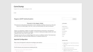 
                            8. Nagios LDAP Authentication | Core Dump