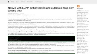 
                            9. NagVis with LDAP authentication and automatic read ... - ck