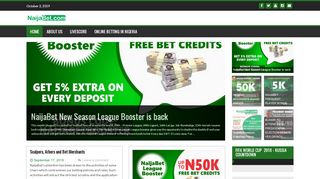 
                            7. NaijaBet.com | Number One Sports betting site in Nigeria