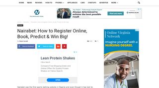 
                            3. Nairabet: How to Register Online, Book, Predict & Win Big ...