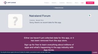
                            3. Nairaland Forum App-Ranking und Store-Daten | App Annie