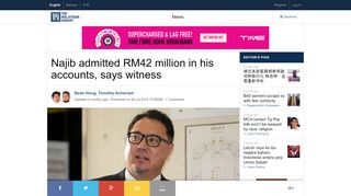 
                            9. Najib admitted RM42 million in his accounts, says …