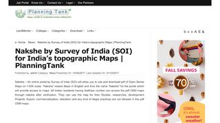 
                            8. Nakshe by Survey of India (SOI) for India's topographic Maps ...