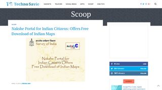 
                            2. Nakshe Portal for Indian Citizens: Offers Free Download of Indian Maps